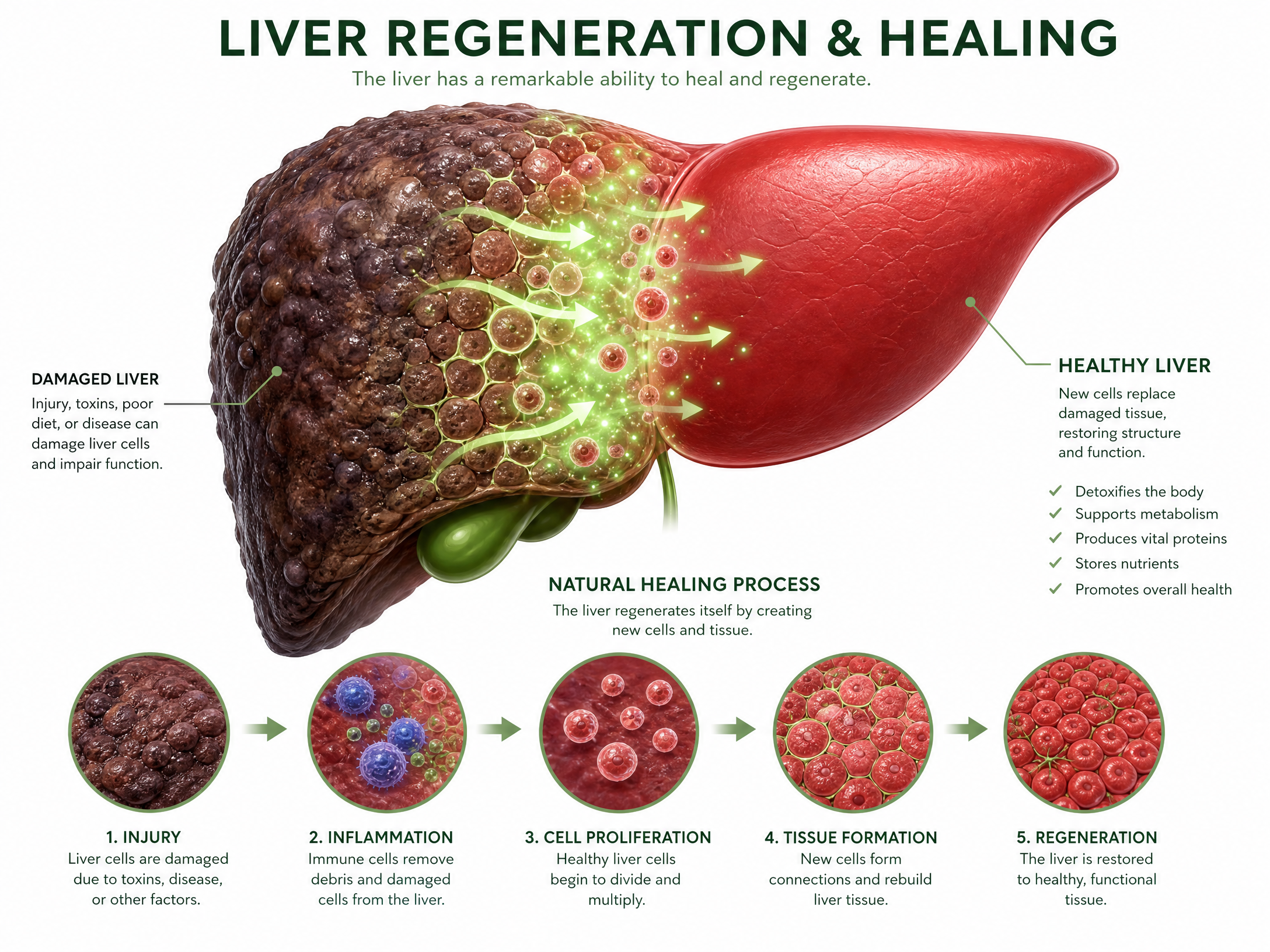Liver regeneration process