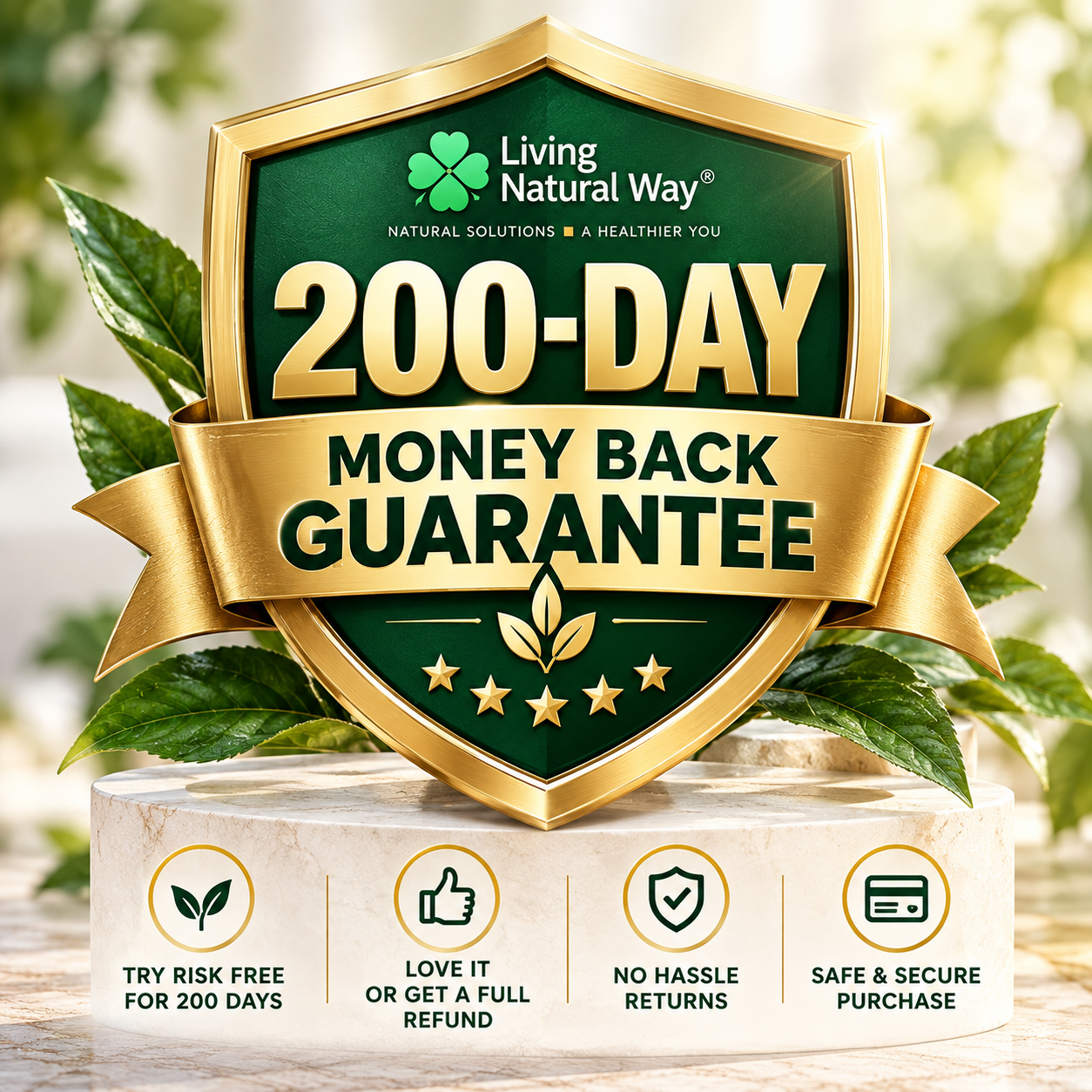 FREE 200-Day Guarantee