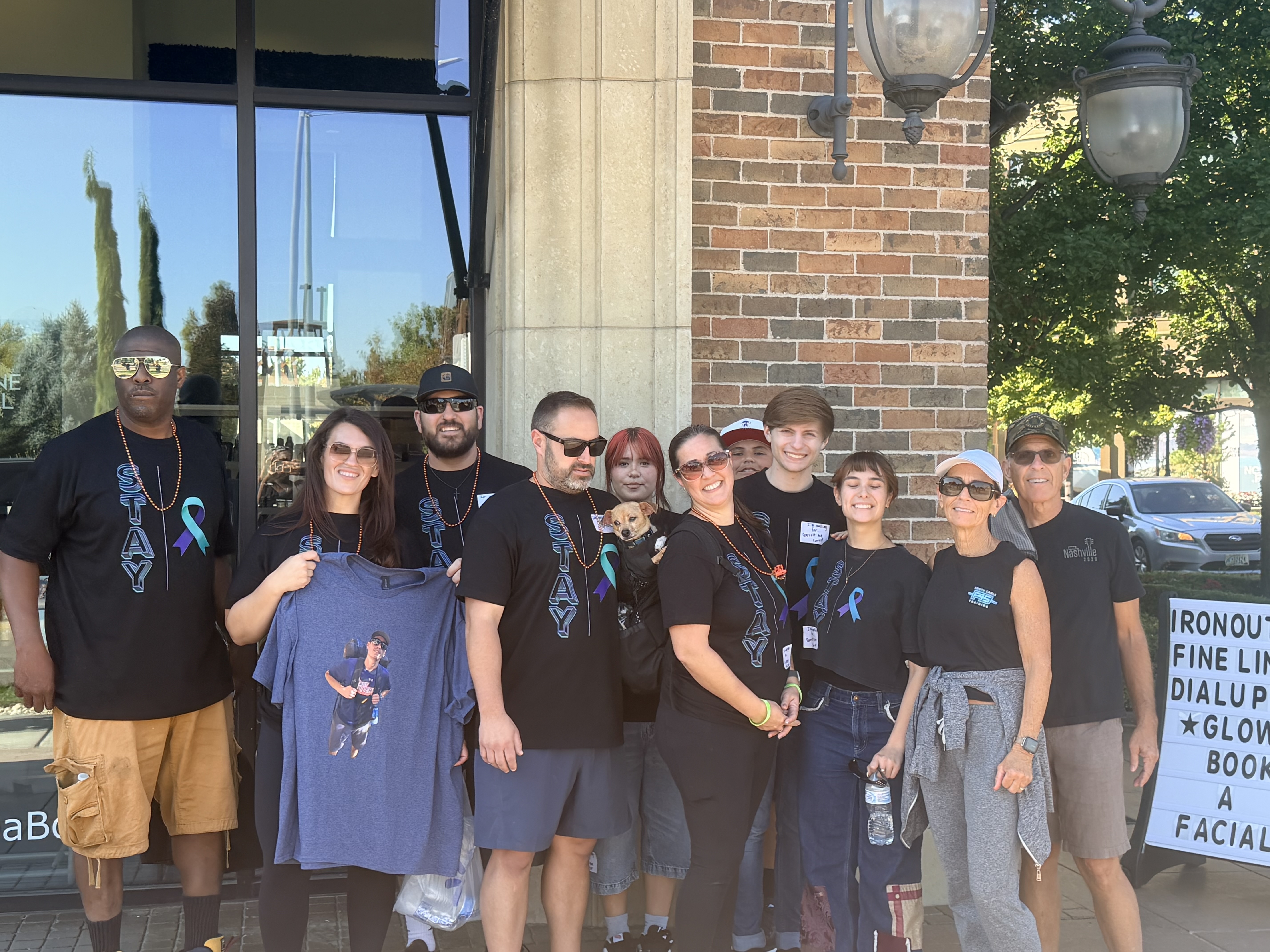 Team STAY before the walk