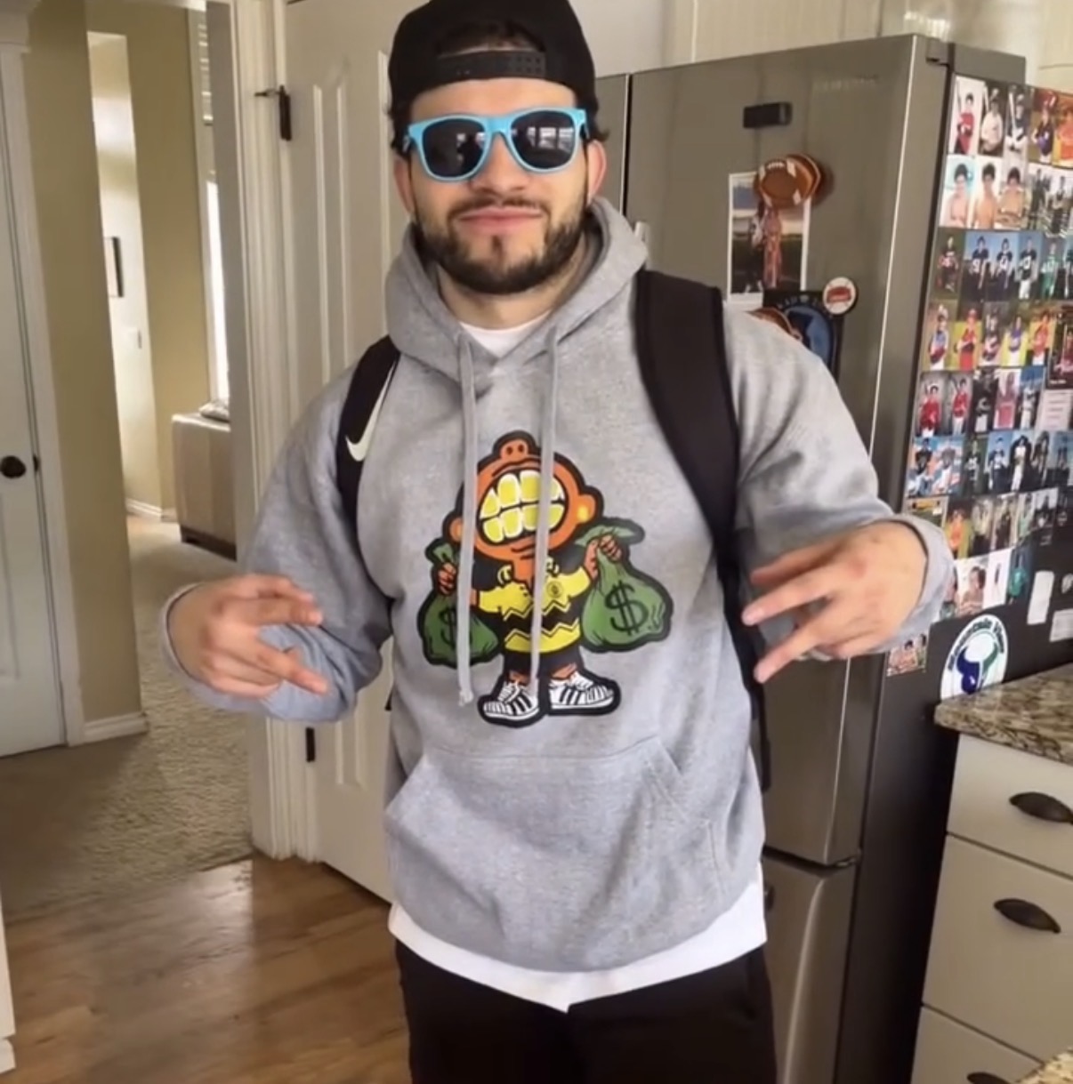 Moneybag Boy Hoodie by Idaho Bag Chasers