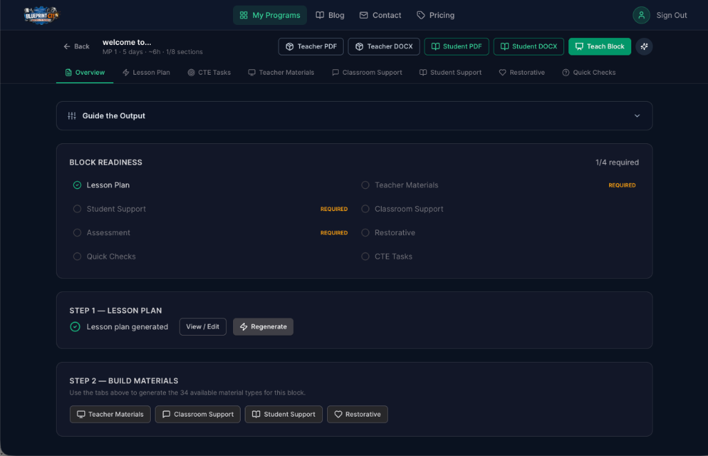 AI Materials Generator