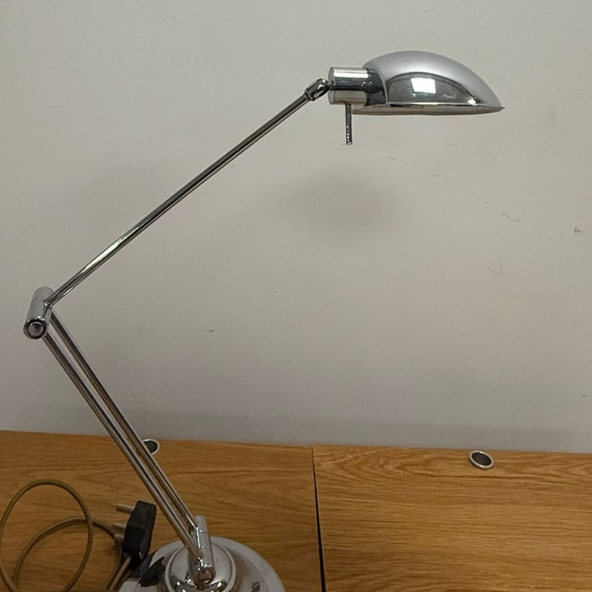 Chrome Adjustable Desk Lamp