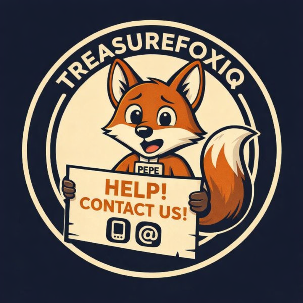 TreasureFoxIQ mascot