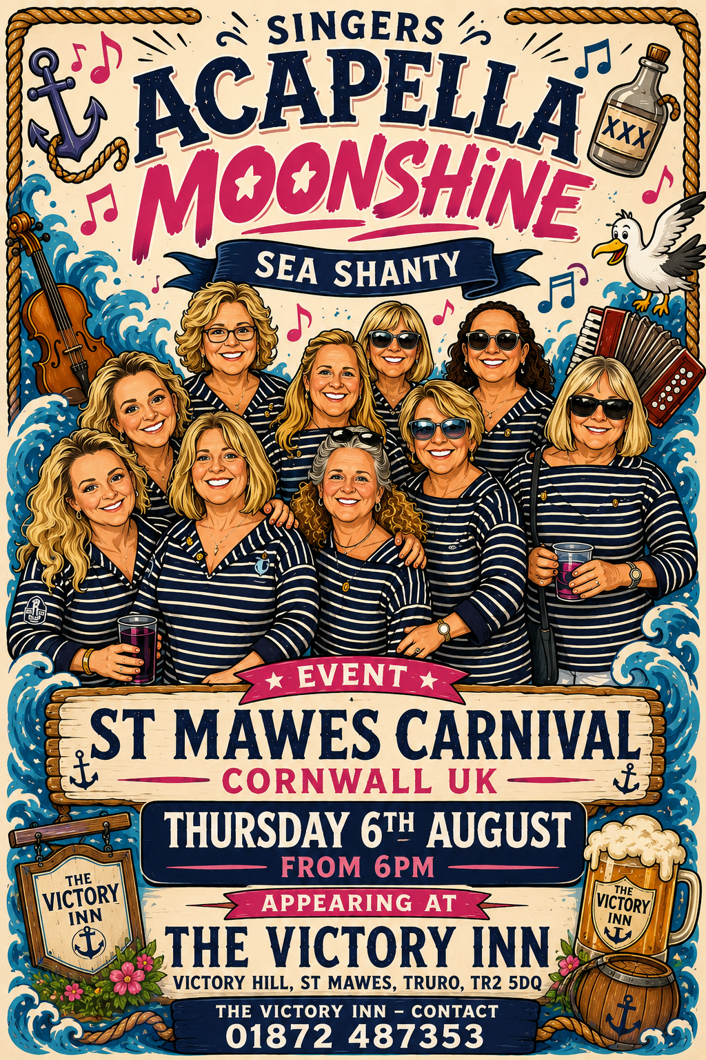 Acapella Moonshine — Sea Shanty Singers