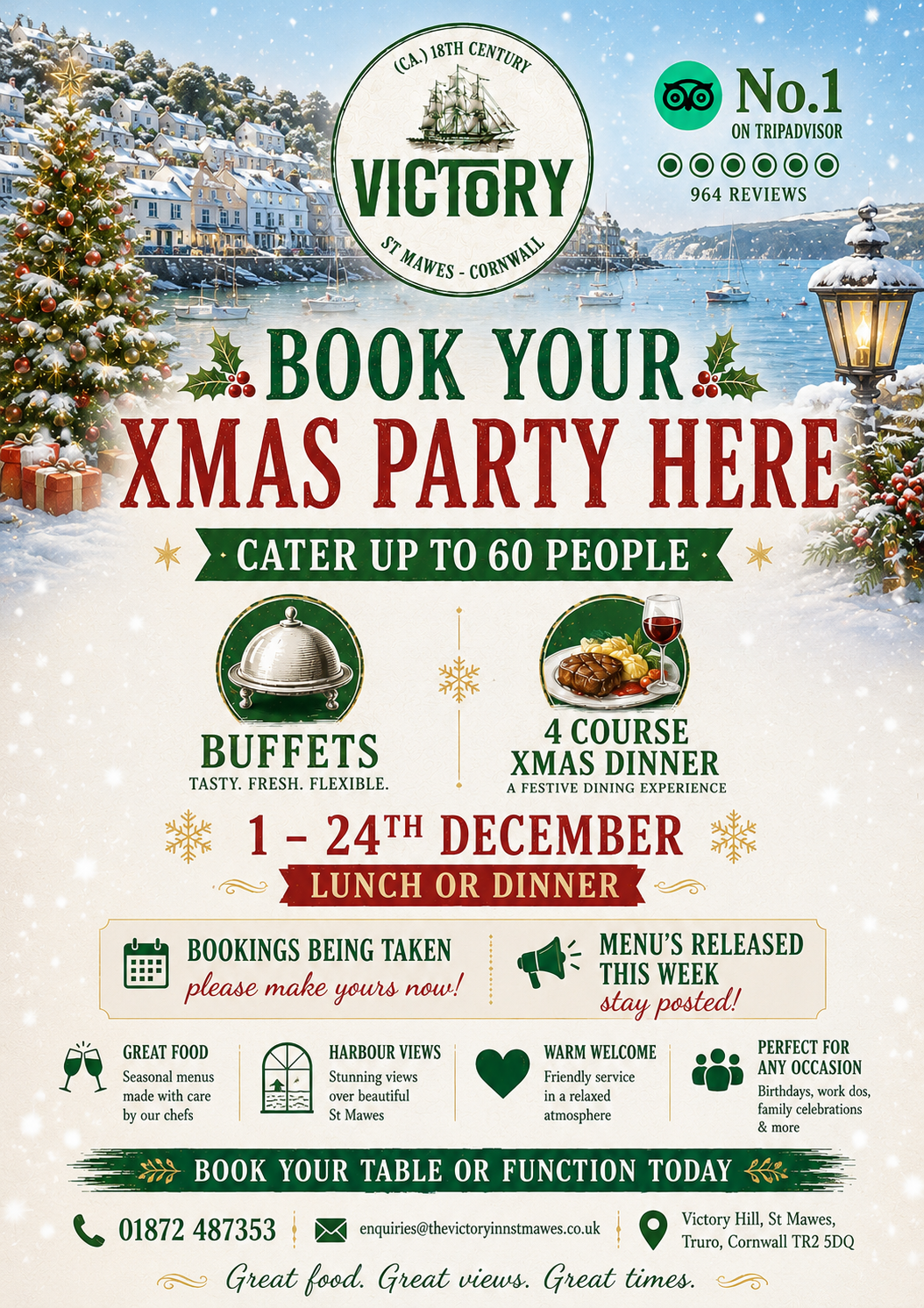 Book Your Xmas Party Here