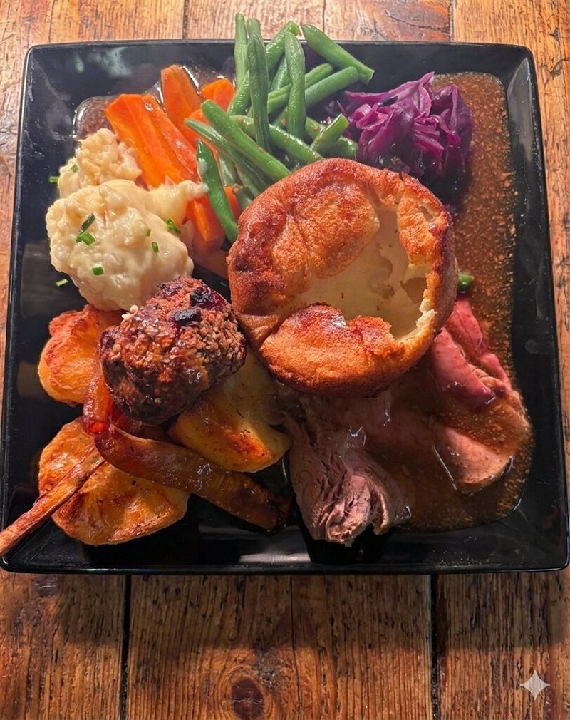 Sunday Roast Beef with Yorkshire Pudding