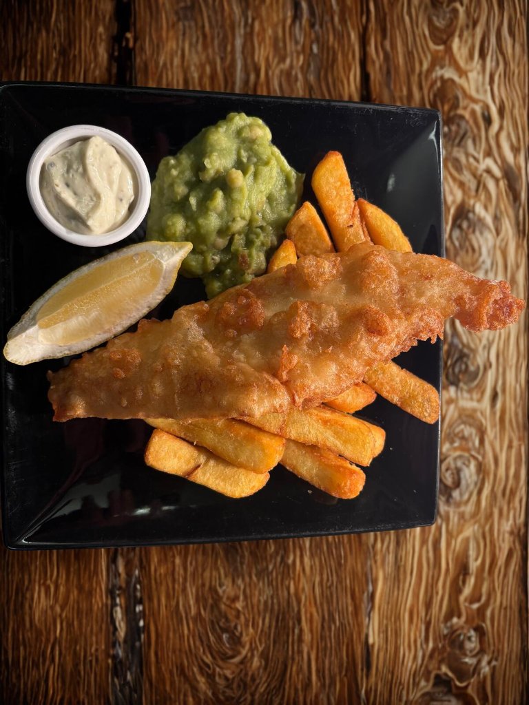 Beer-Battered Fish & Chips