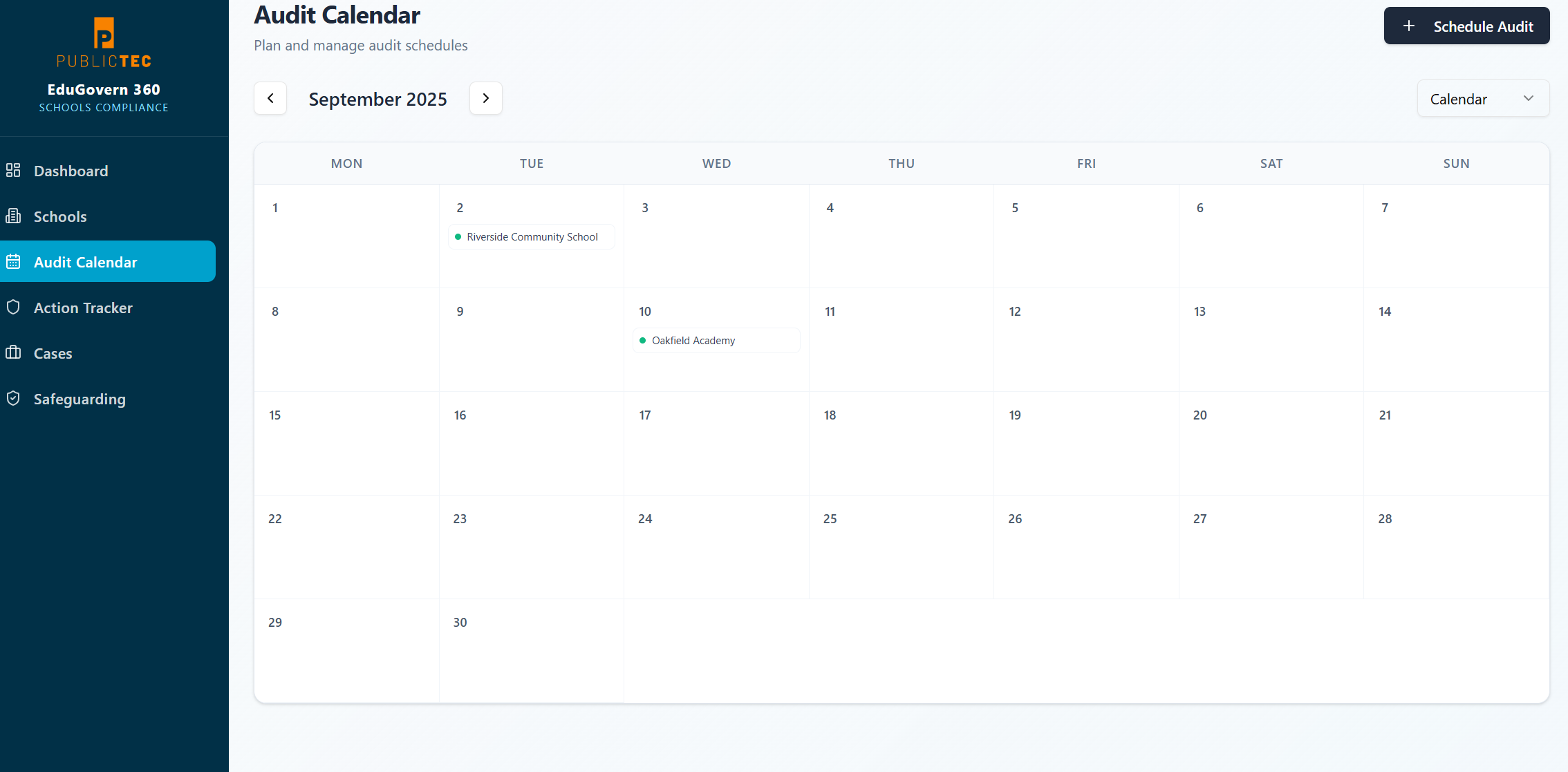 EduGovern360 - Final UK Data template preview