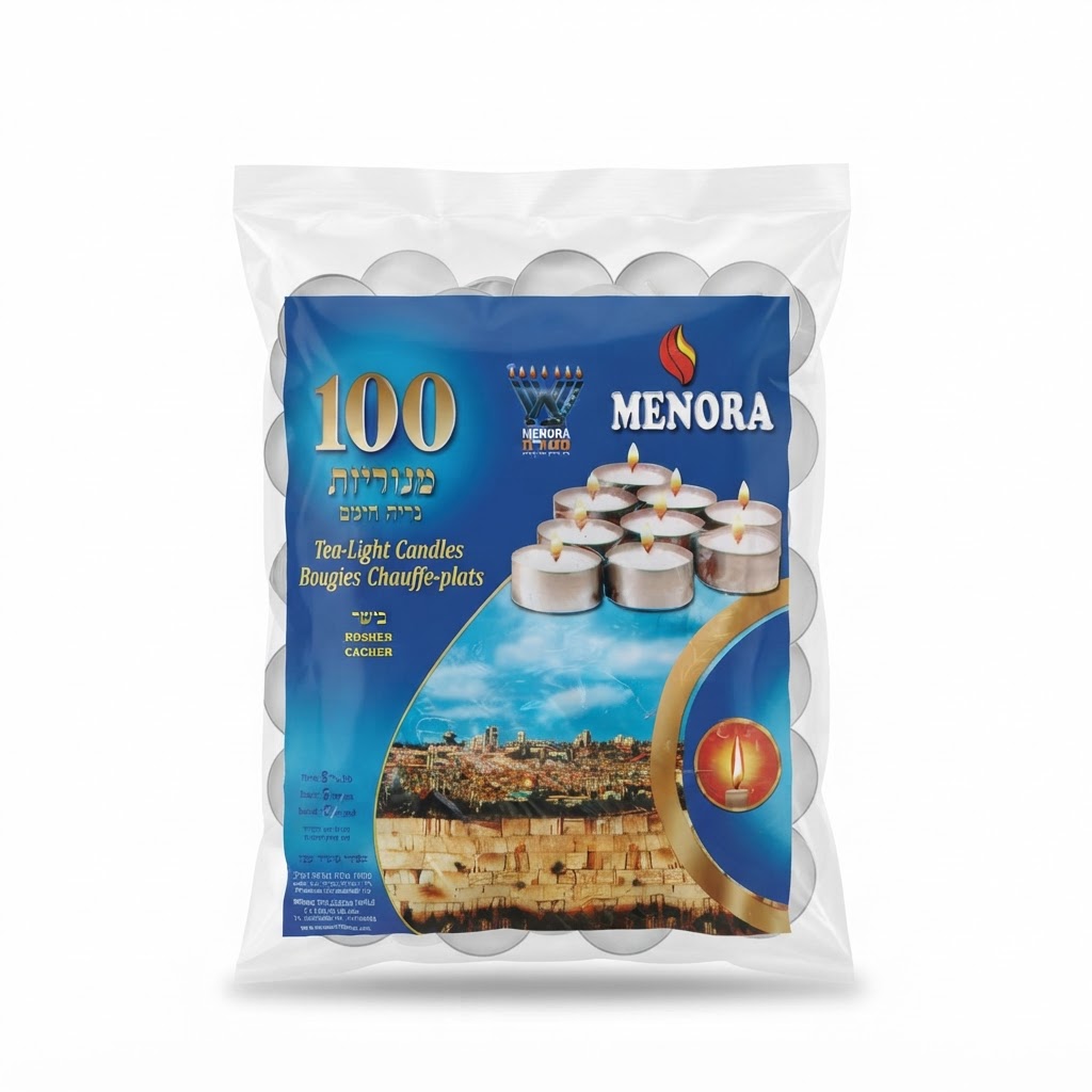 נרות חימום דולק כ 4 שעות - 100 יחידות