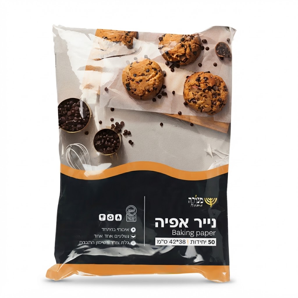נייר אפייה איכותי 50 יח'