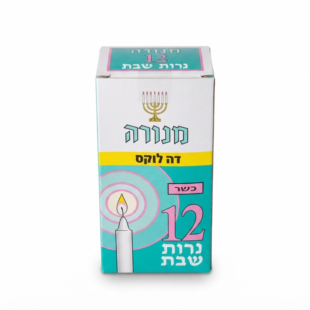 12 נרות שבת דה-לוקס