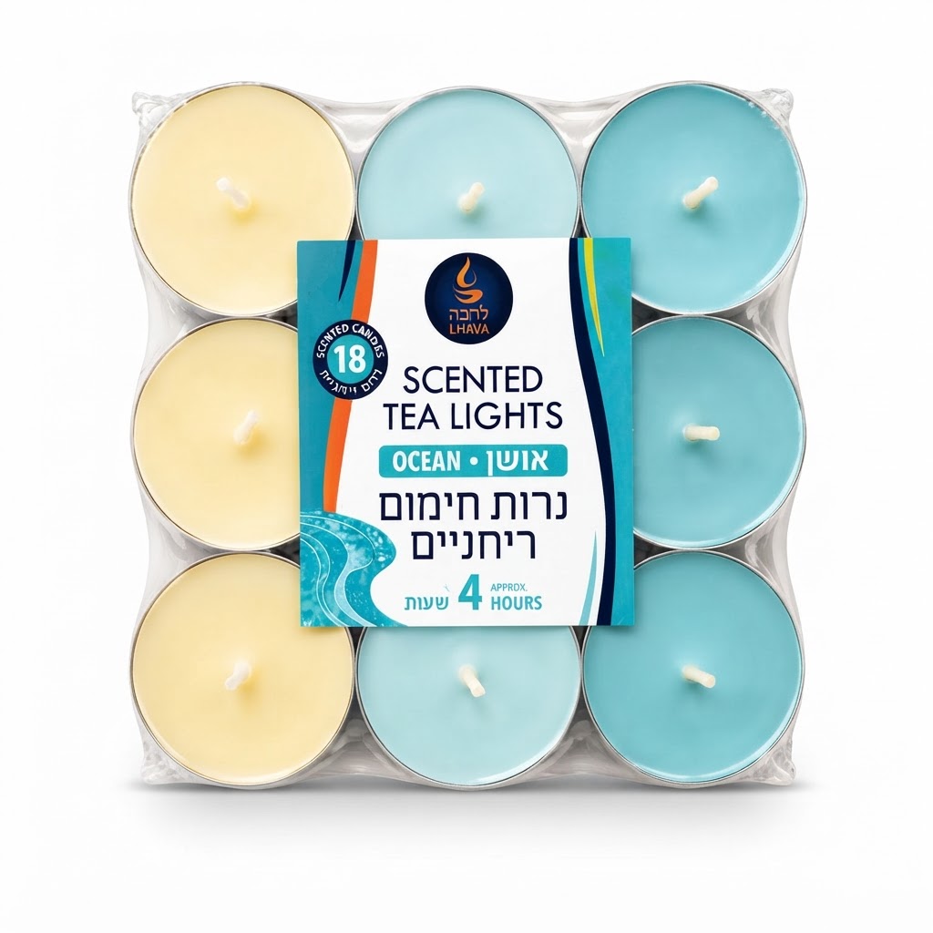 נרות חימום ריחני 4 שעות-אושן