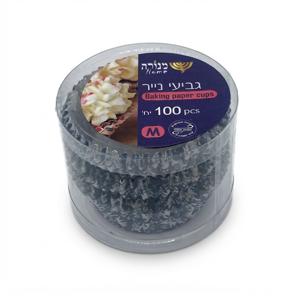 גביעי נייר M - דגם מודפס