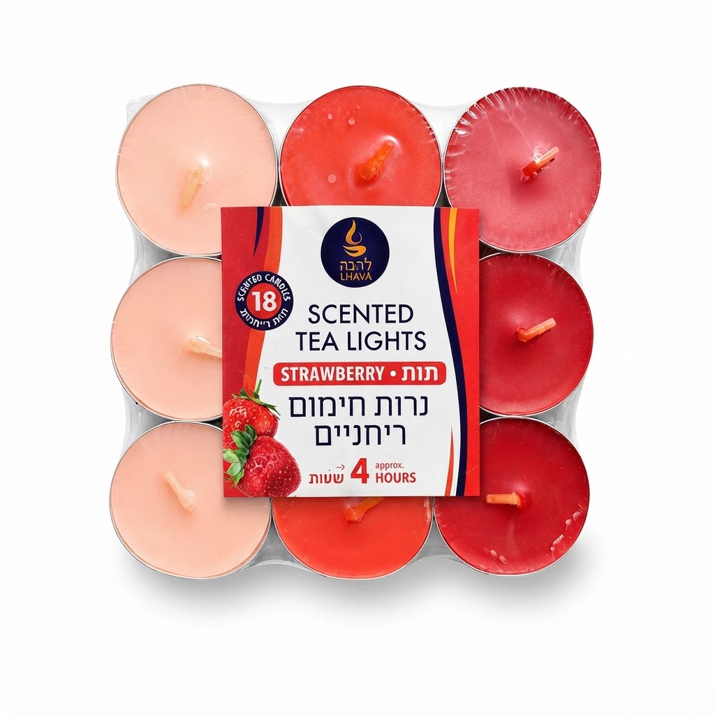 נרות חימום ריחני 4 שעות-תות
