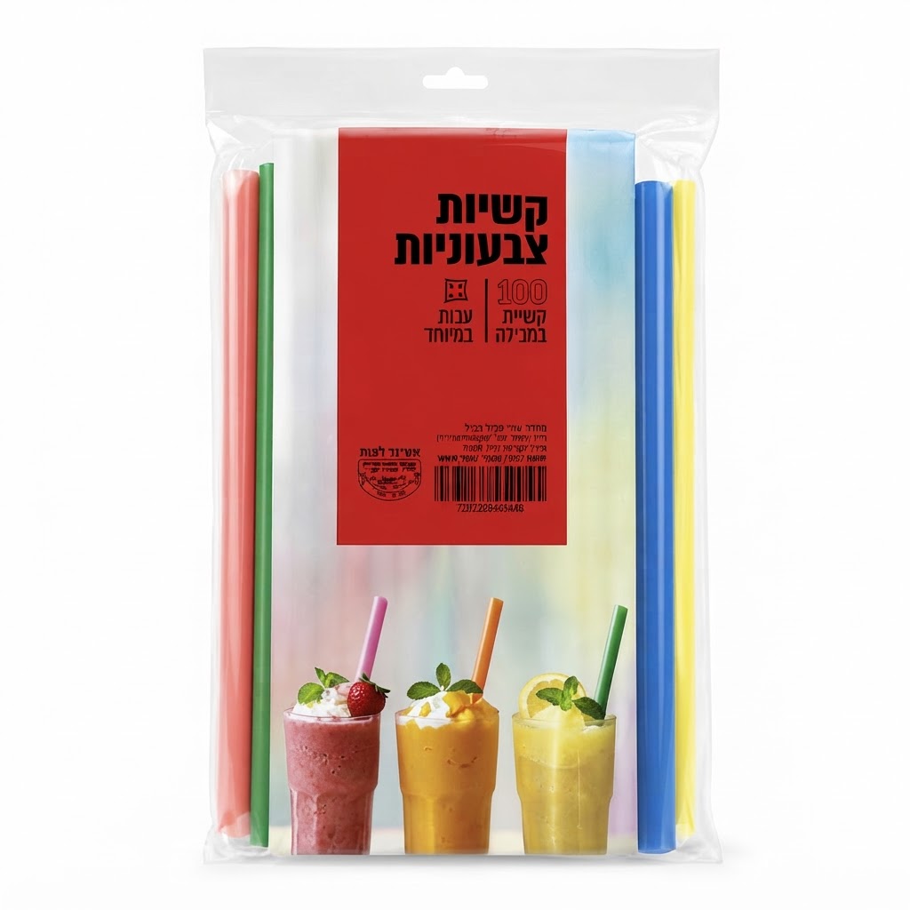 קשיות צבעוניות עבות במיוחד