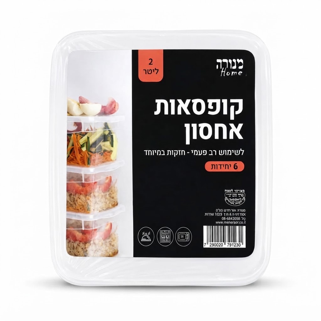 קופסאות איחסון 2 ליטר