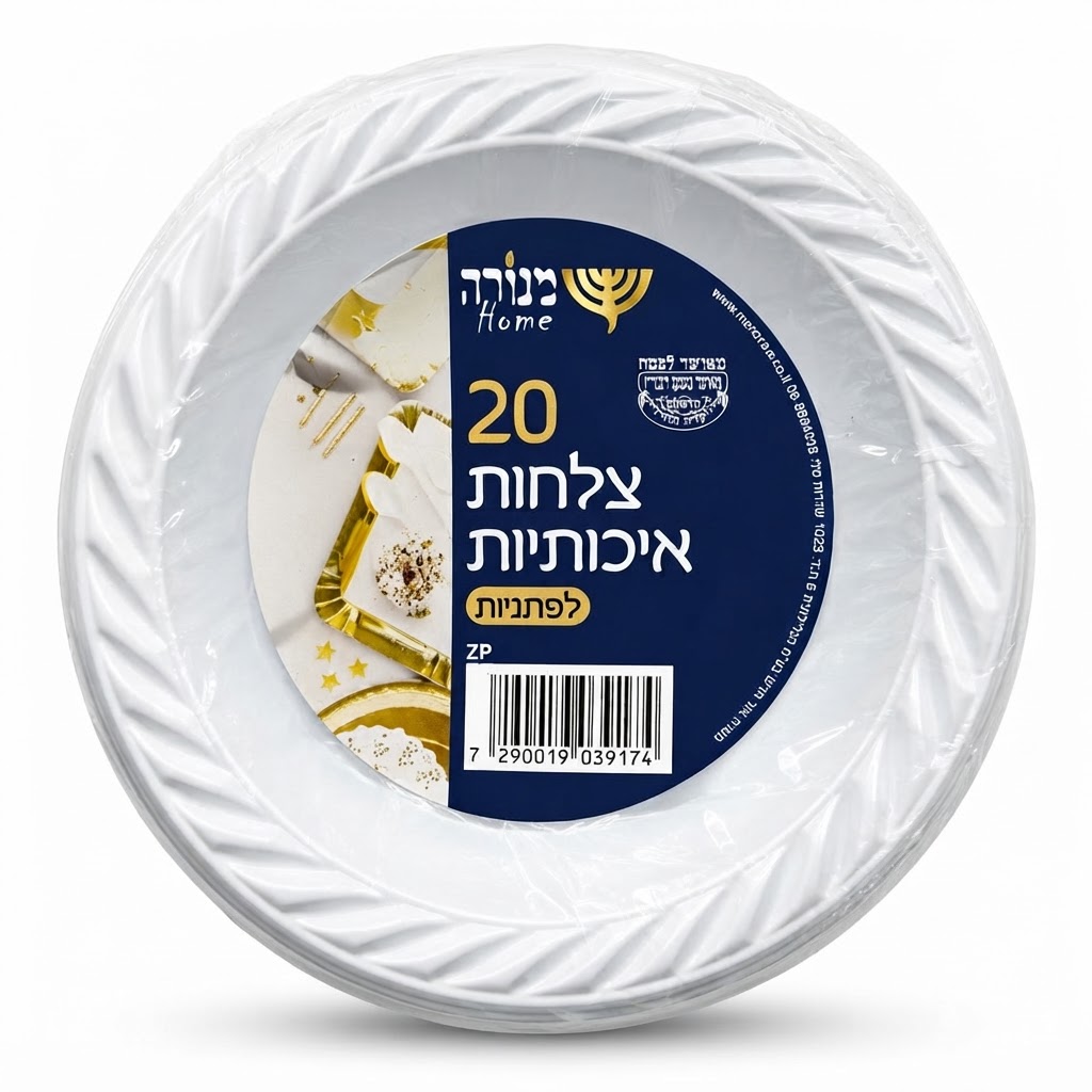 לפתניות pp לבן\קרם-20 יח'