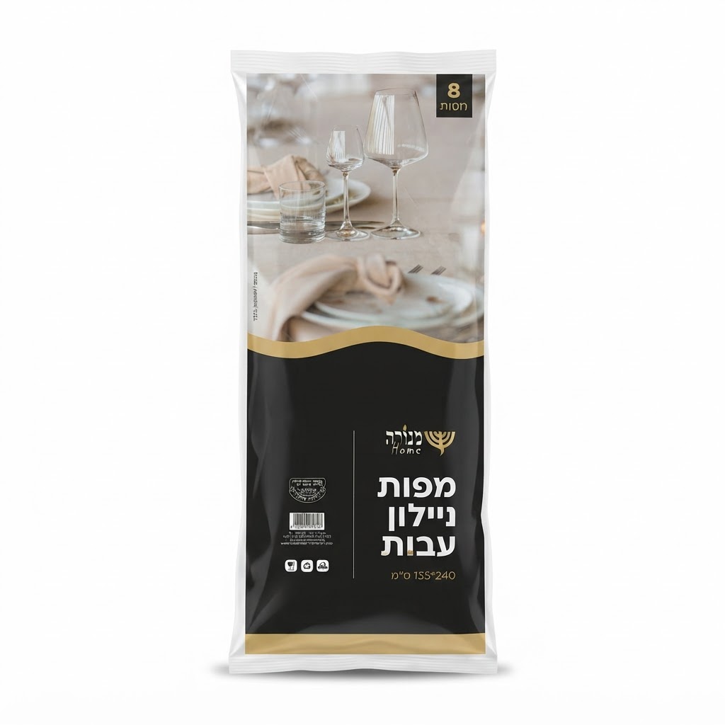8 מפות ניילון עבות 240*135