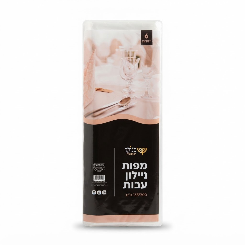 6 מפות ניילון עבות 135*300