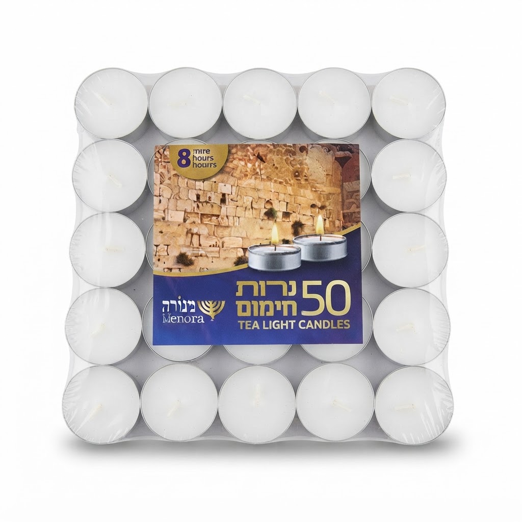 נרות חימום דולק כ 8 שעות - 50 יחידות