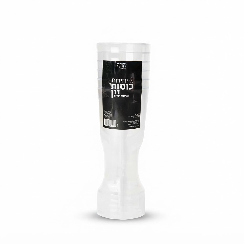 כוסות יין-6 יח'