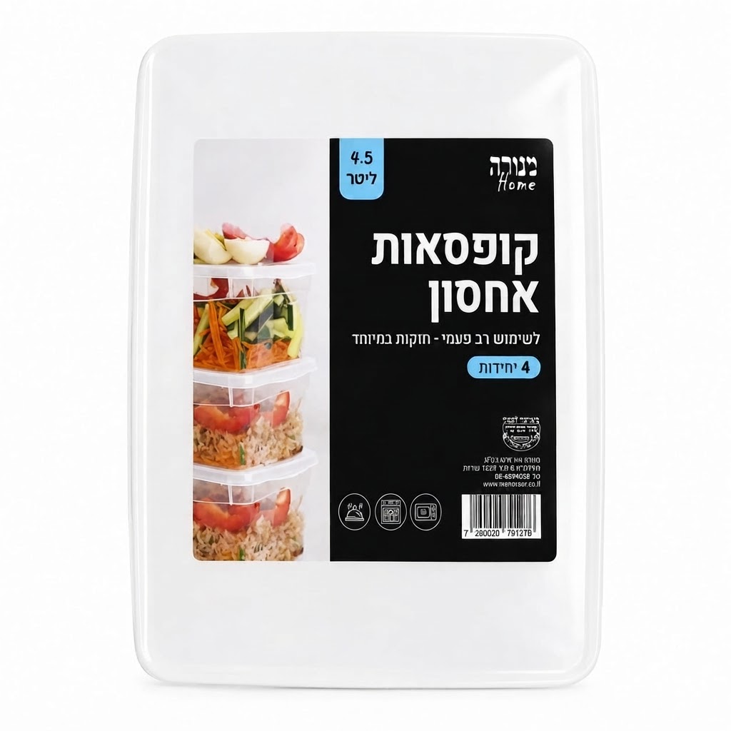 קופסאות איחסון 4.5 ליטר