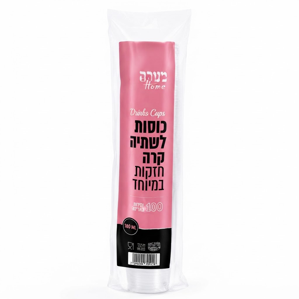 כוס שתיה קרה - עבה