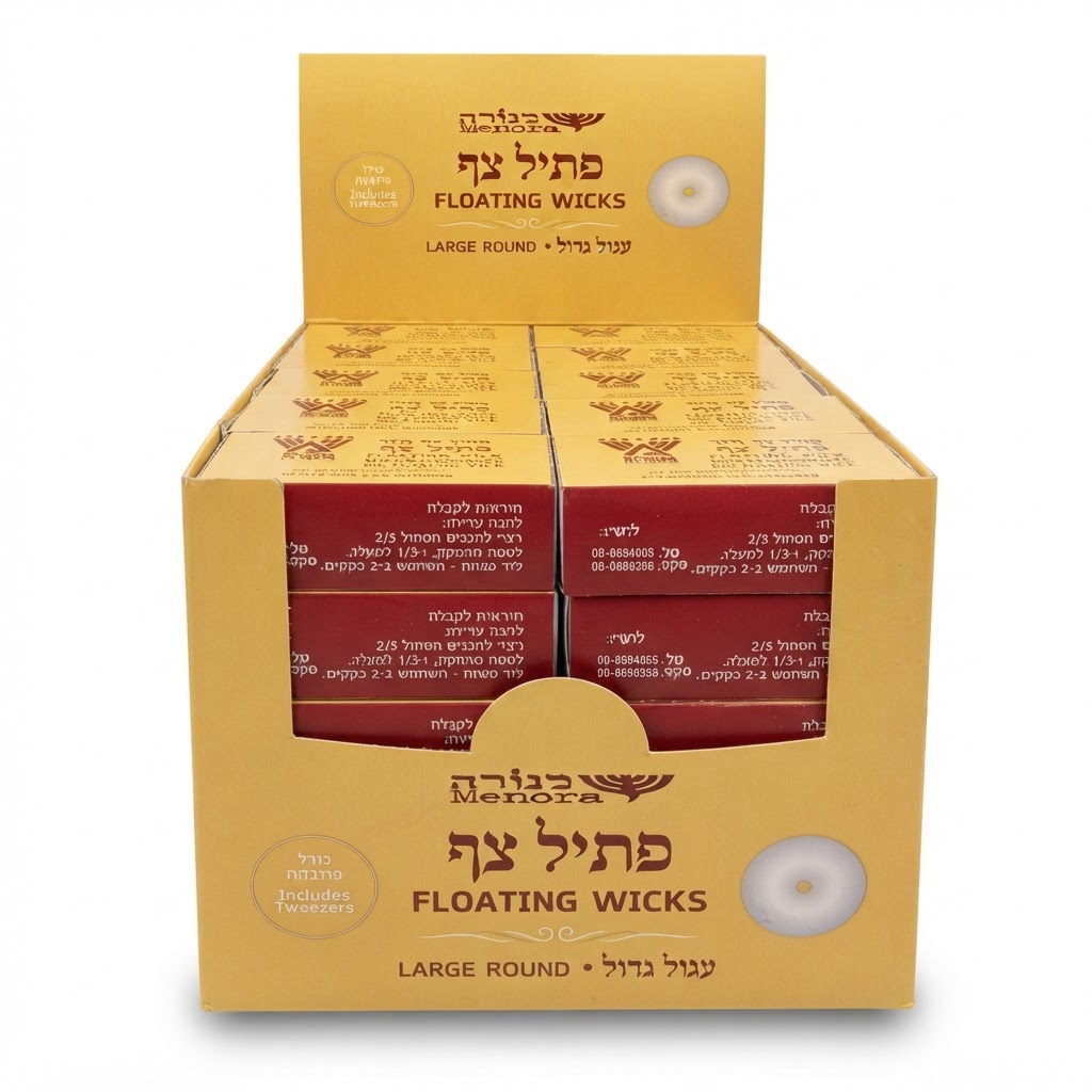 פתיל צף עגול גדול כולל פינצטה