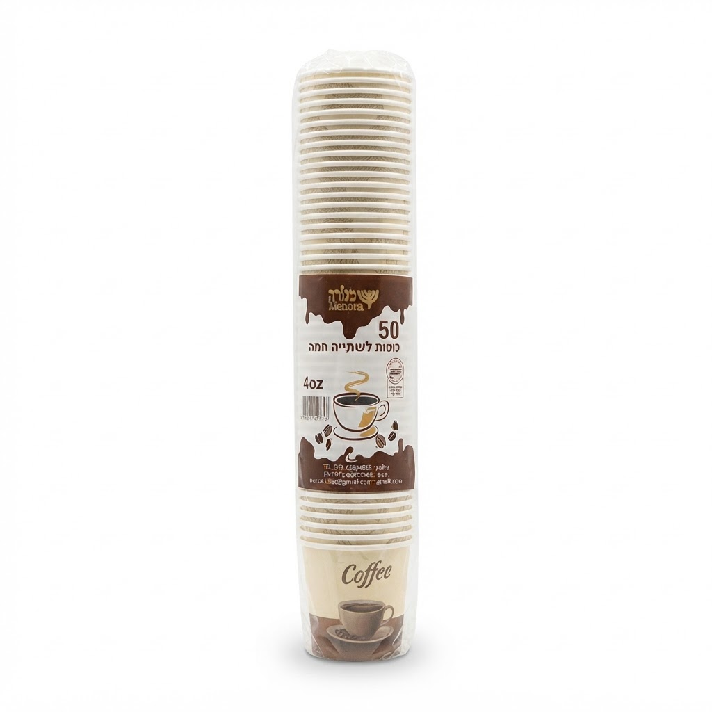 כוסות שתיה חמה 4oz