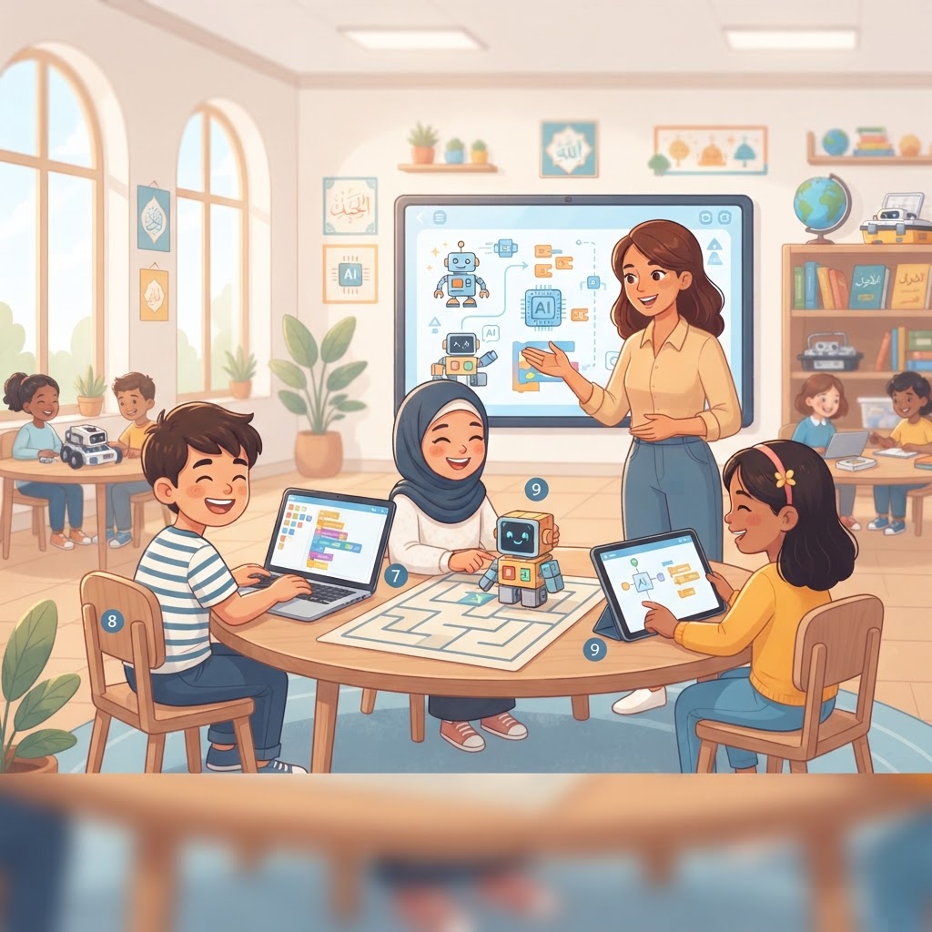 كورسات برمجة للأطفال مع جيل العربية: رحلة ممتعة لتعلم البرمجة والذكاء الاصطناعي