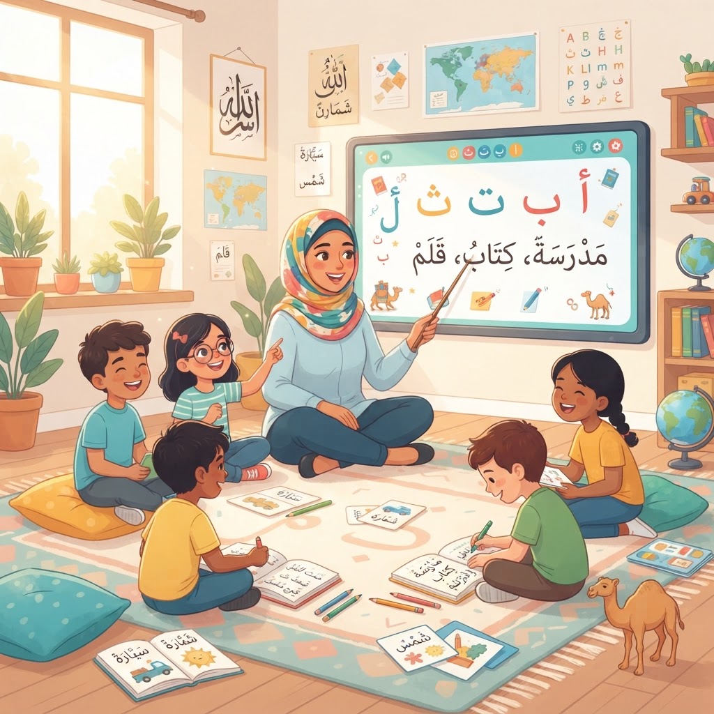 كيفية تعليم اللغة العربية لغير الناطقين بها مع أفضل المناهج اللغوية
