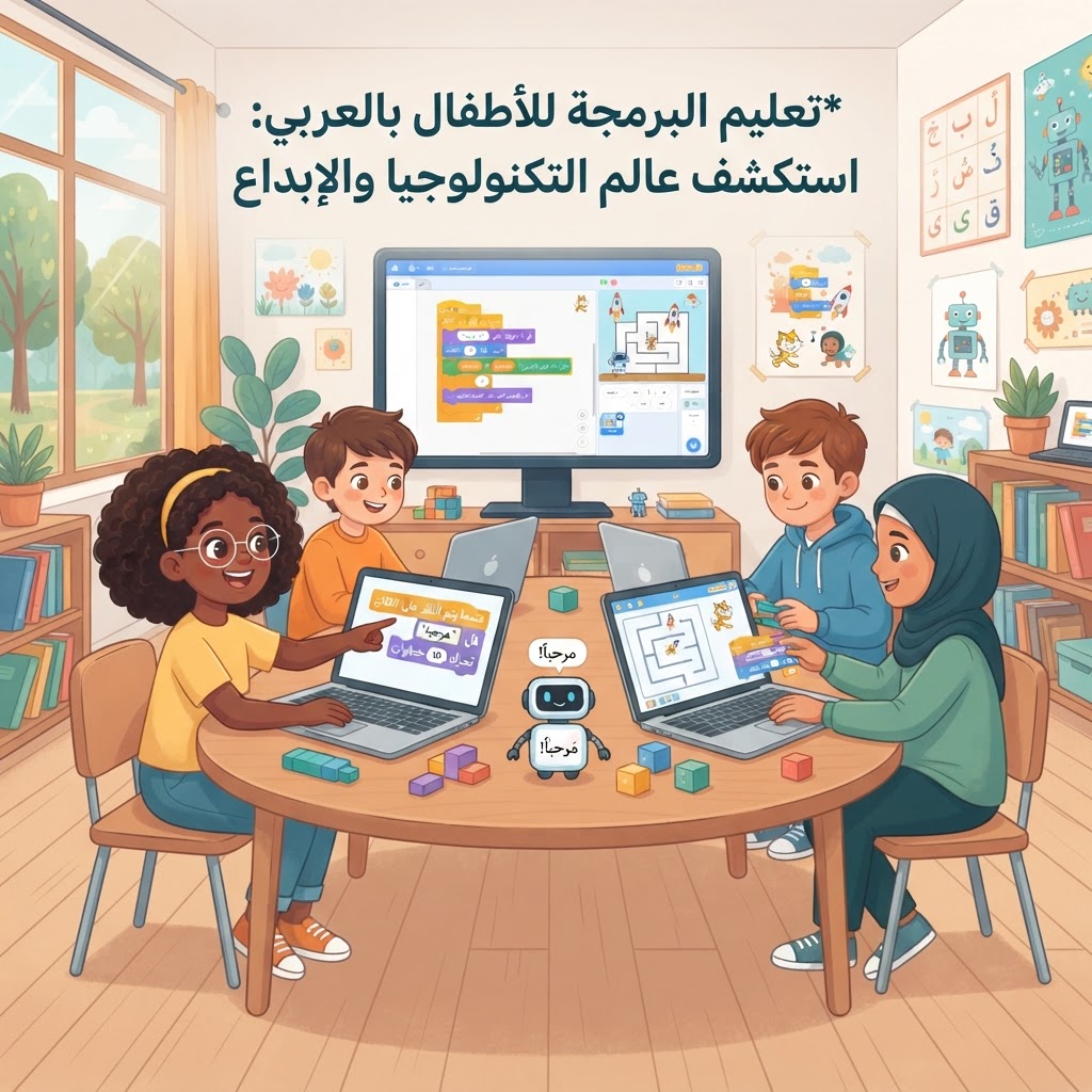 أهم خطوات تعليم البرمجة للأطفال بالعربي بطرق ممتعة 