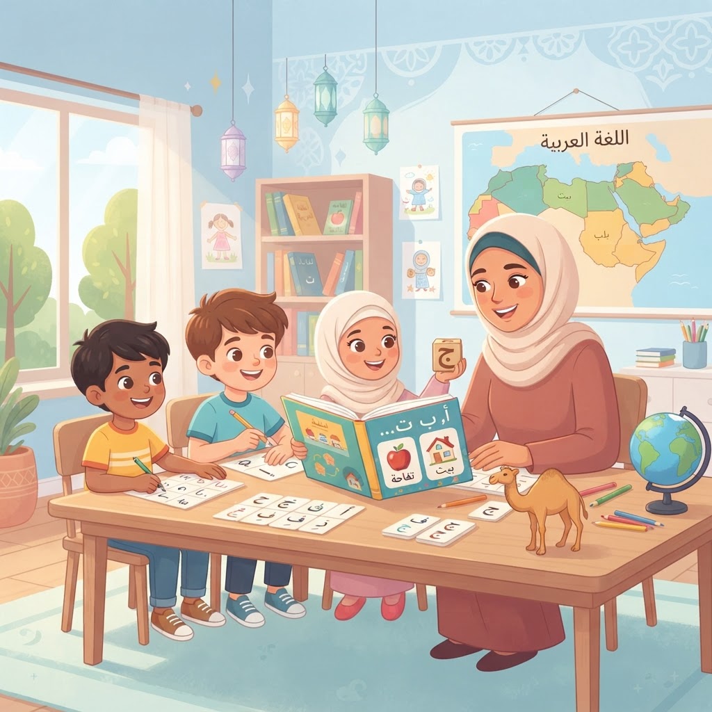 تعليم اللغة العربية لغير الناطقين بها بخطوات سهلة ومجربة