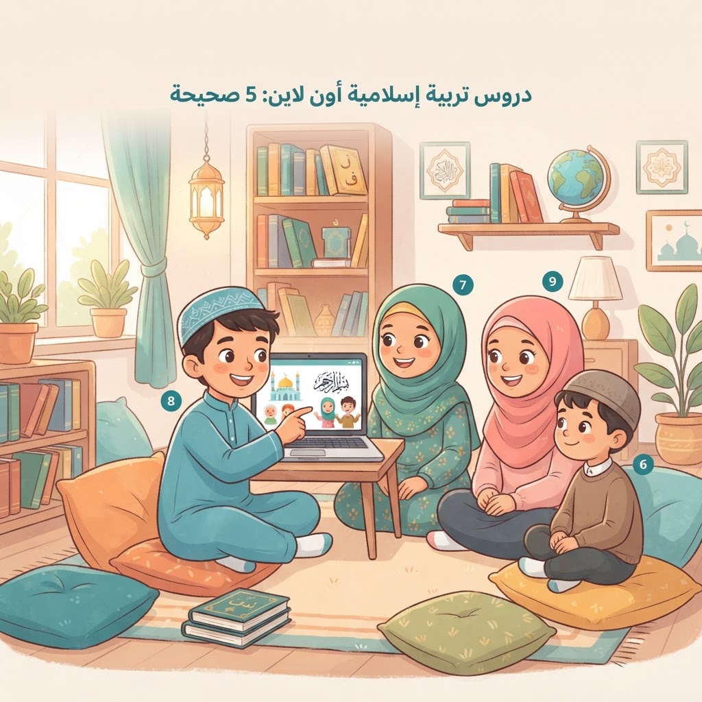 دروس تربية إسلامية أون لاين: 5 جوانب للتنشئة الصحيحة