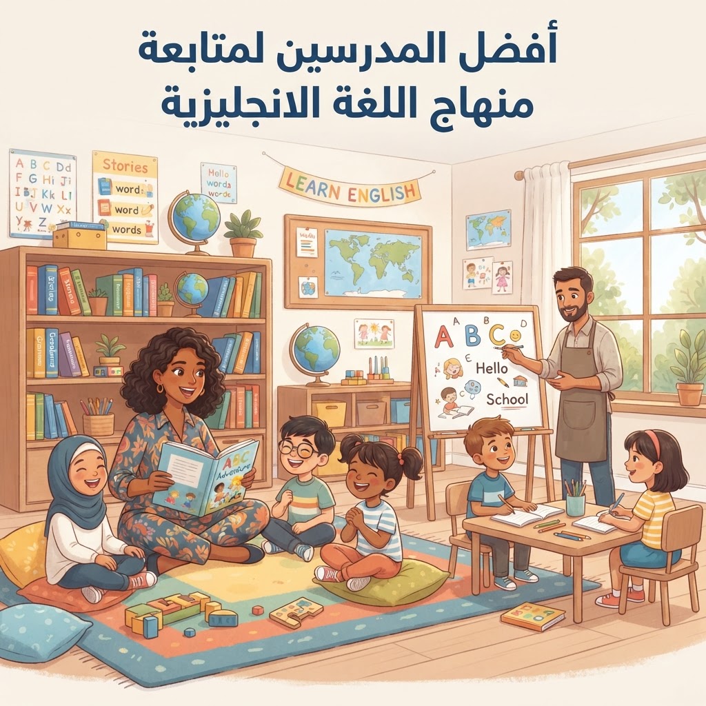 أفضل المدرسين لمتابعة منهاج اللغة الانجليزية