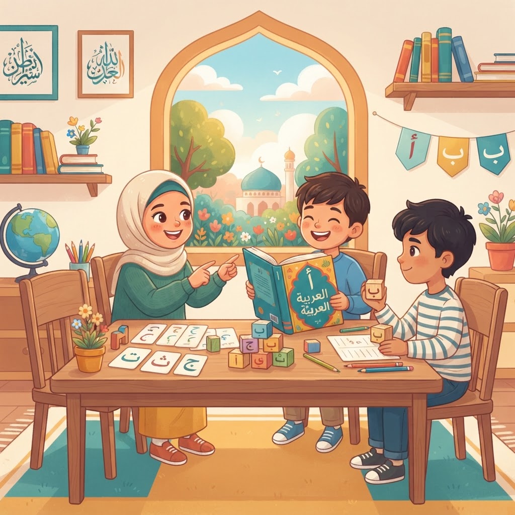 تعليم اللغة العربية الفصحى للمبتدئين: أنشطة واستراتيجيات فعالة