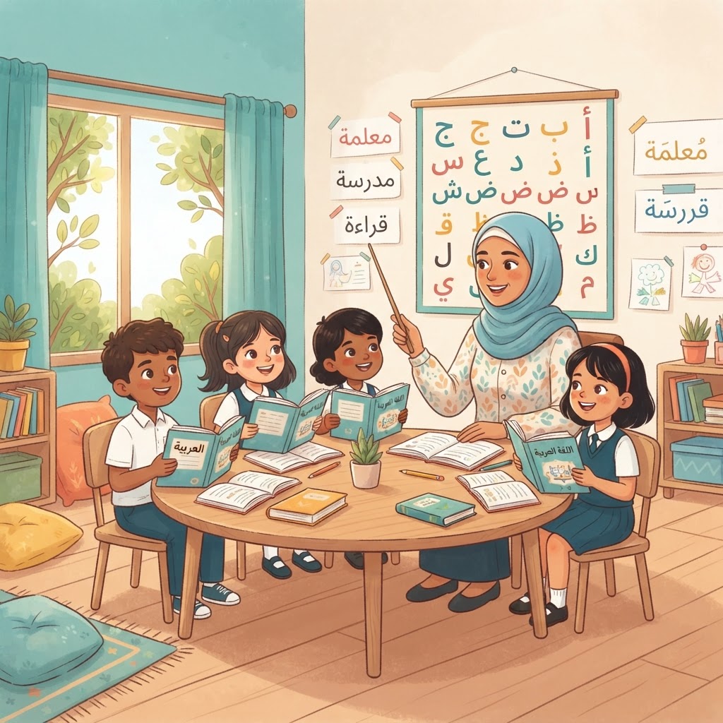 أفضل مدرس لمتابعة منهاج اللغة العربية