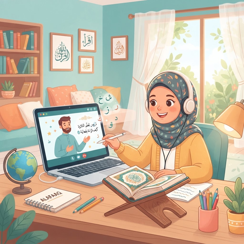 دروس تعلم التلاوة أون لاين: كيف تتعلم قراءة القرآن بفعالية؟