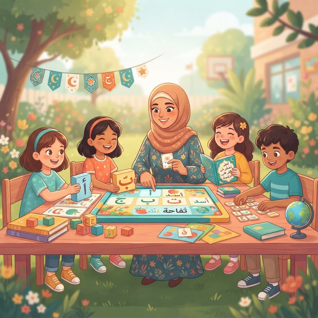 أفضل طرق تعليم اللغة العربية للأطفال بأسلوب ممتع وتفاعلي