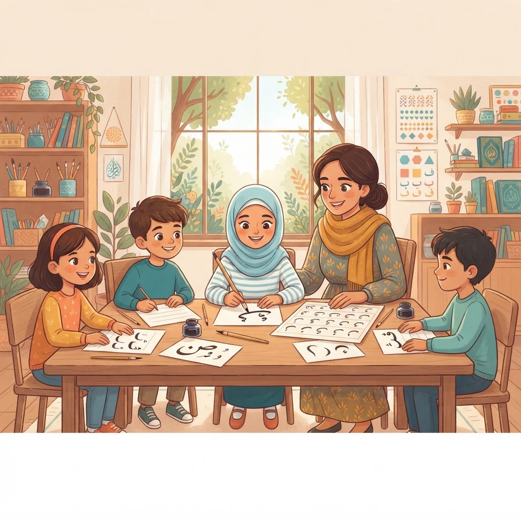 تعلم خط الرقعة: أهم الأساسيات للمبتدئين