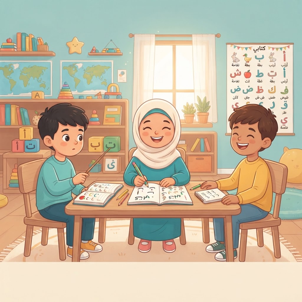 تعلم اللغة العربية للأطفال: كيف تبدأ خطوات القراءة والكتاية