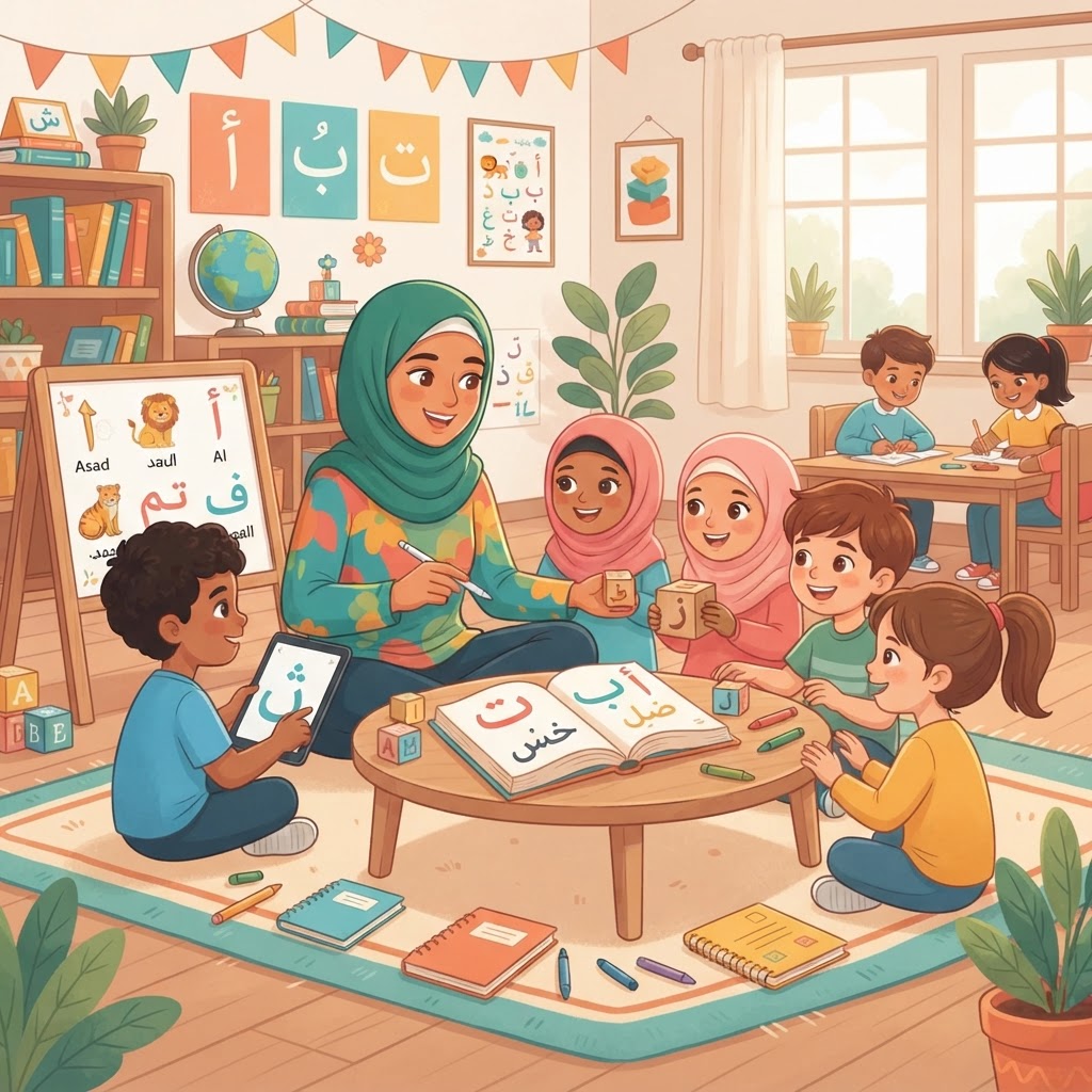 أفضل المدرسين في تأسيس اللغة العربية
