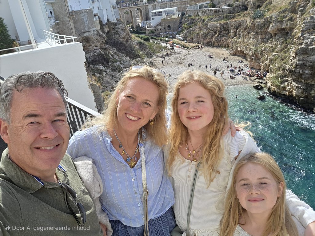 De familie in Ostuni