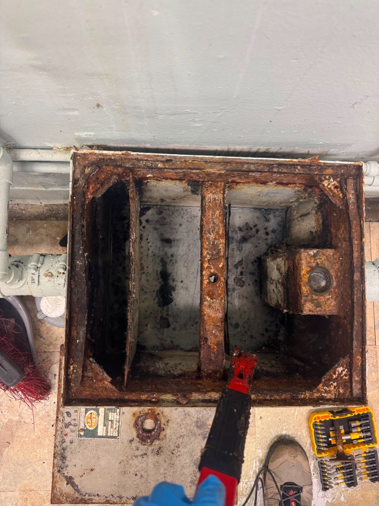After — Grease Trap Cleaning — Commercial Kitchen, Miami-Dade