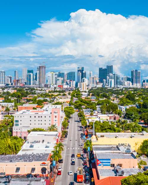 Miami city skyline