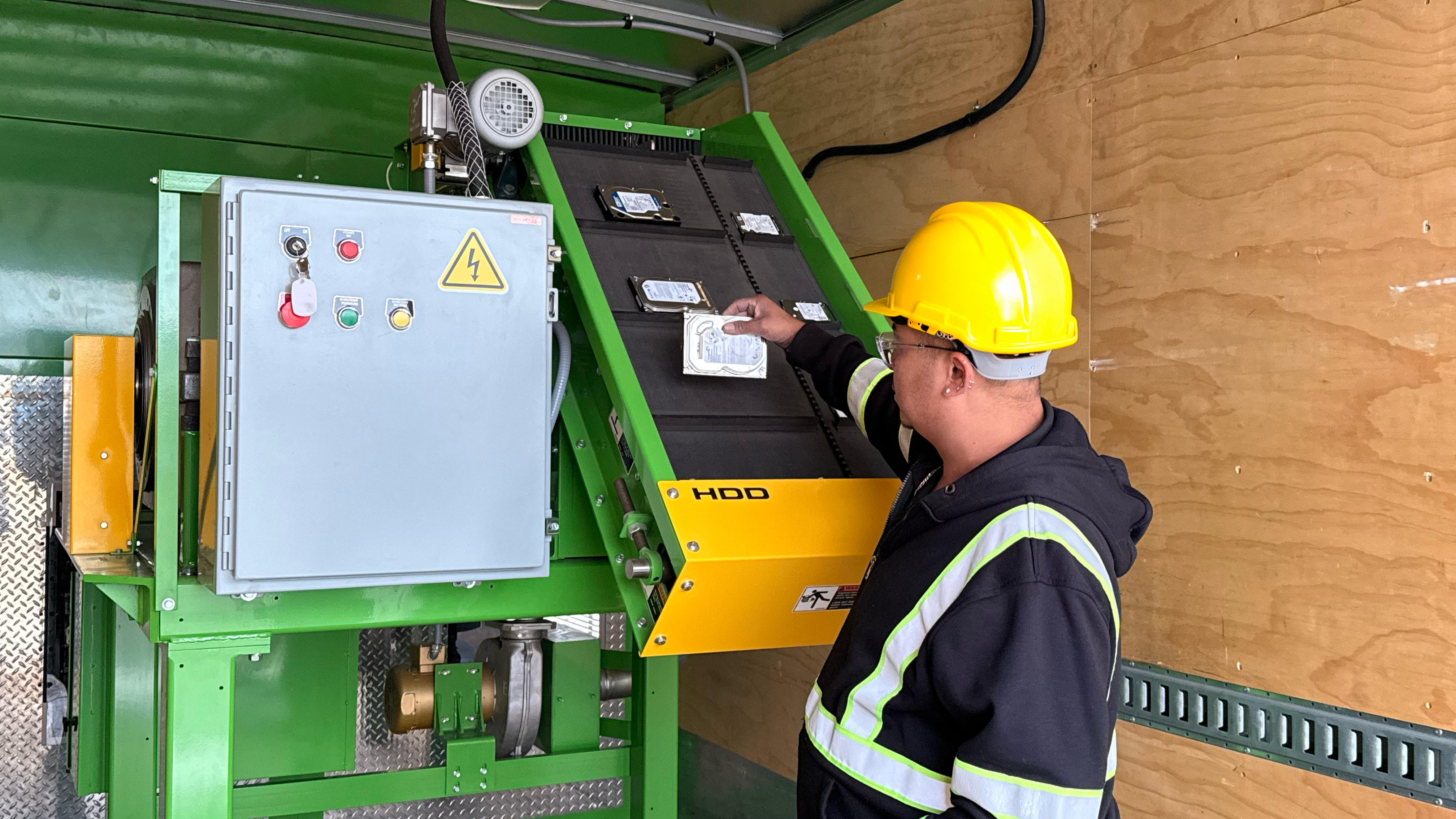 Mobile On-Site Hard Drive Shredding
