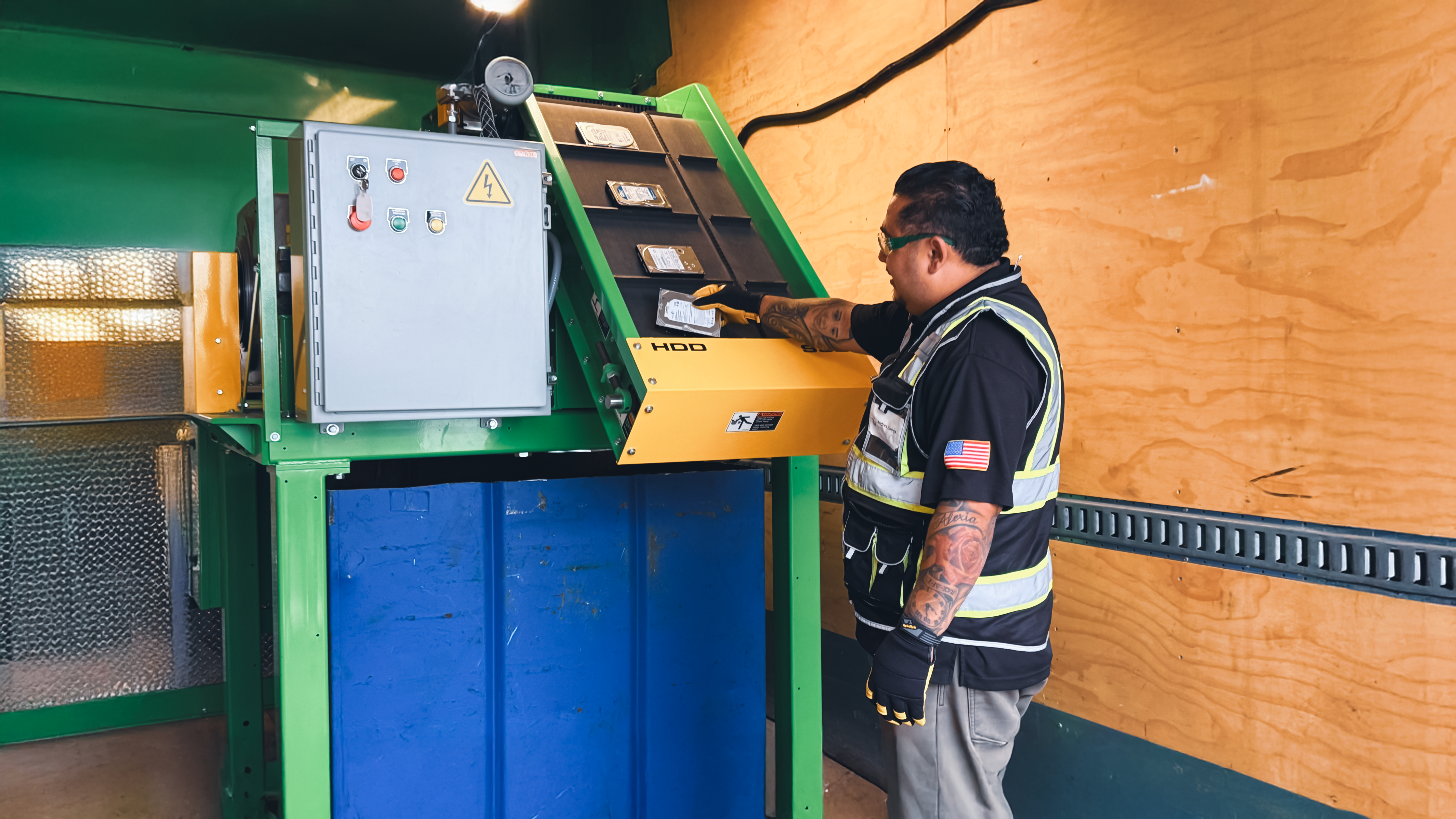 Mobile On-Site Hard Drive Shredding