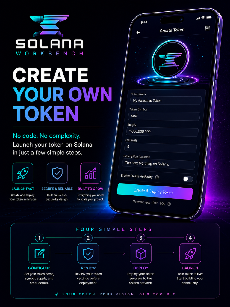 Create token interface
