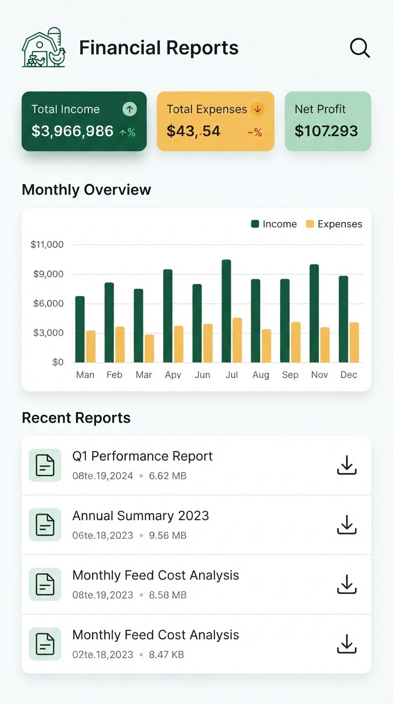 Reports app screenshot