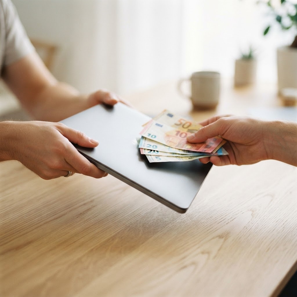 MacBook inruilen voor geld